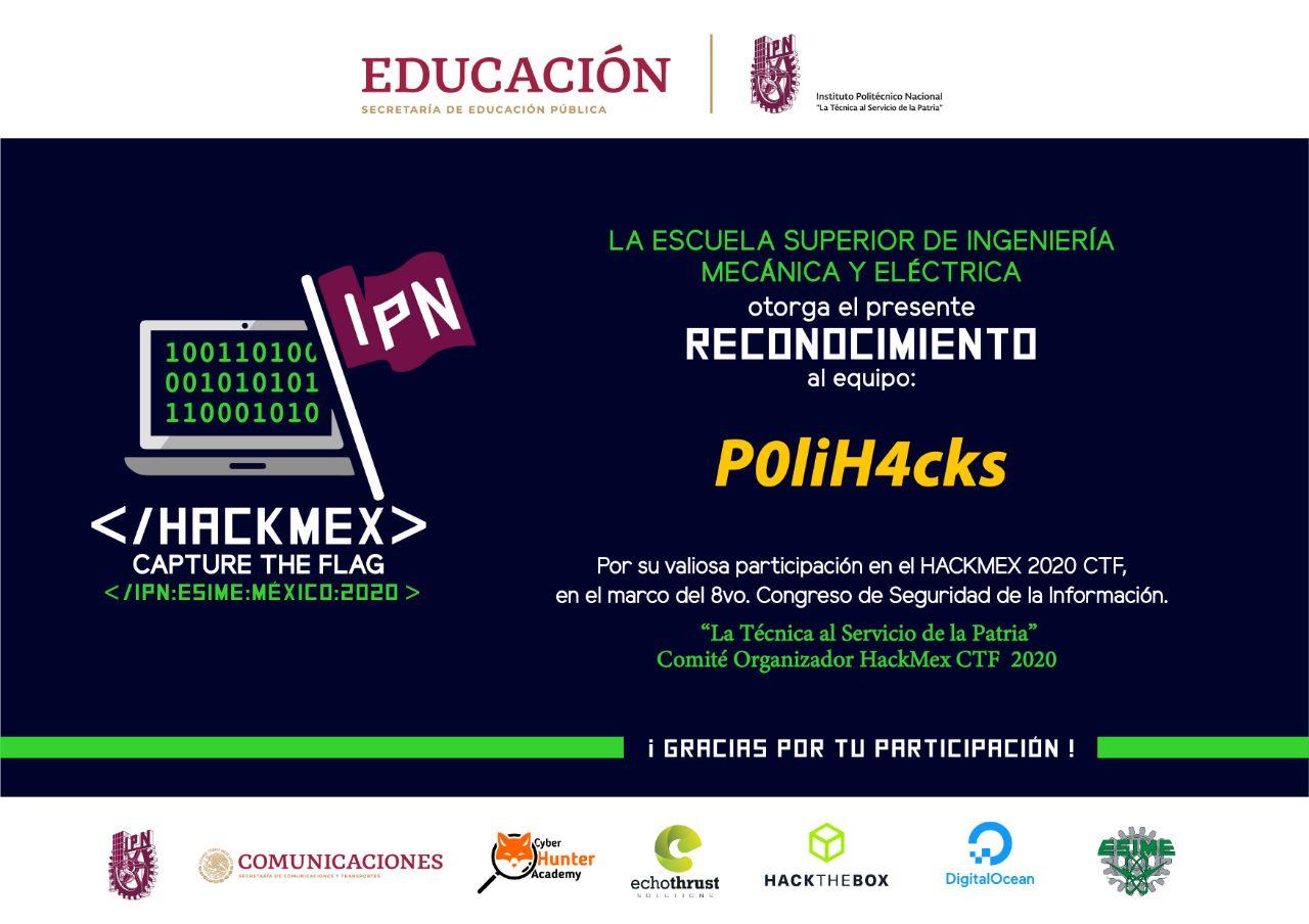 P0liH4cks acknowledgment